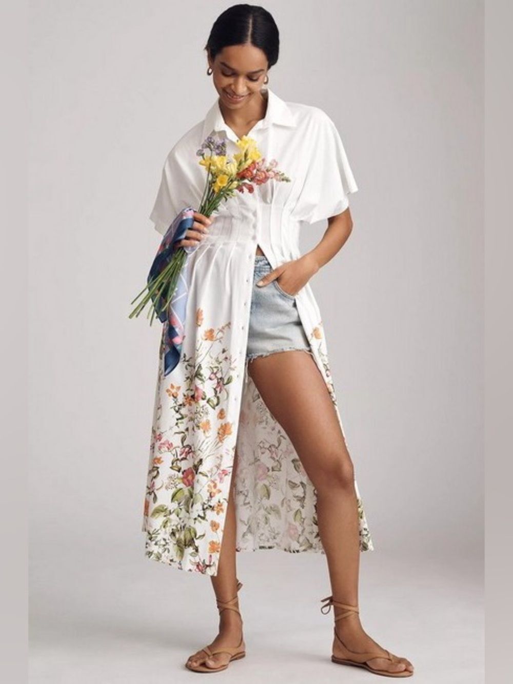 Anthropologie Tobie Shirtdress by Exquise Size Xs